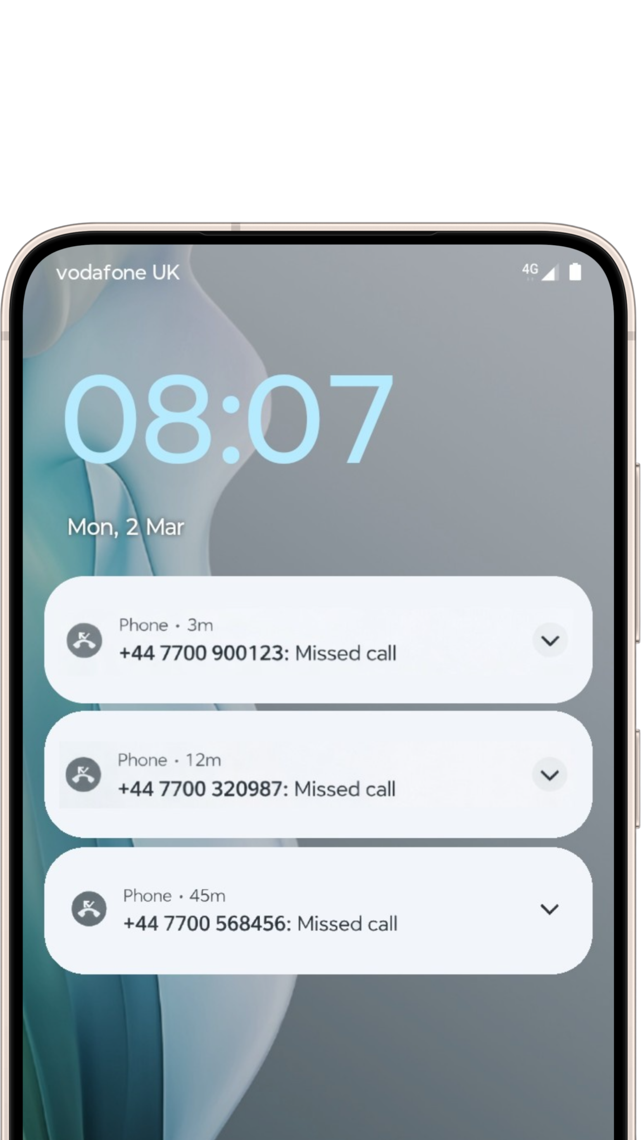 Phone showing 3 missed calls — jobs lost
